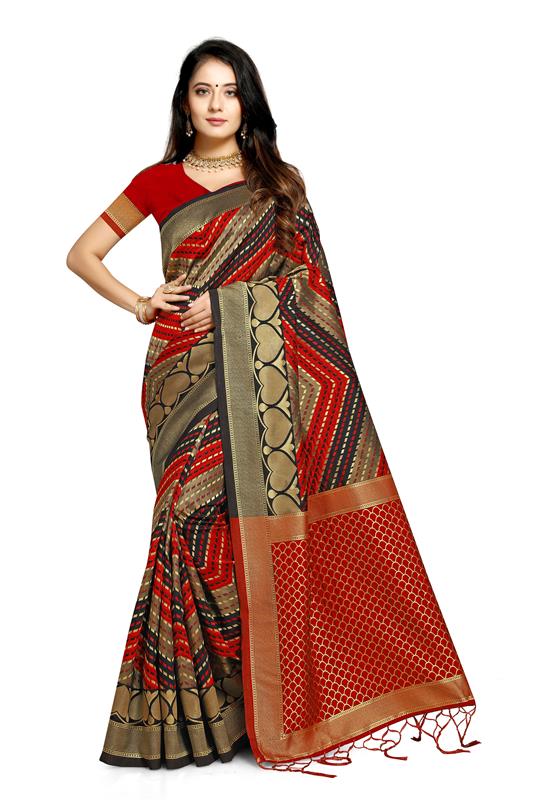 Jacquard Fabric Saree 